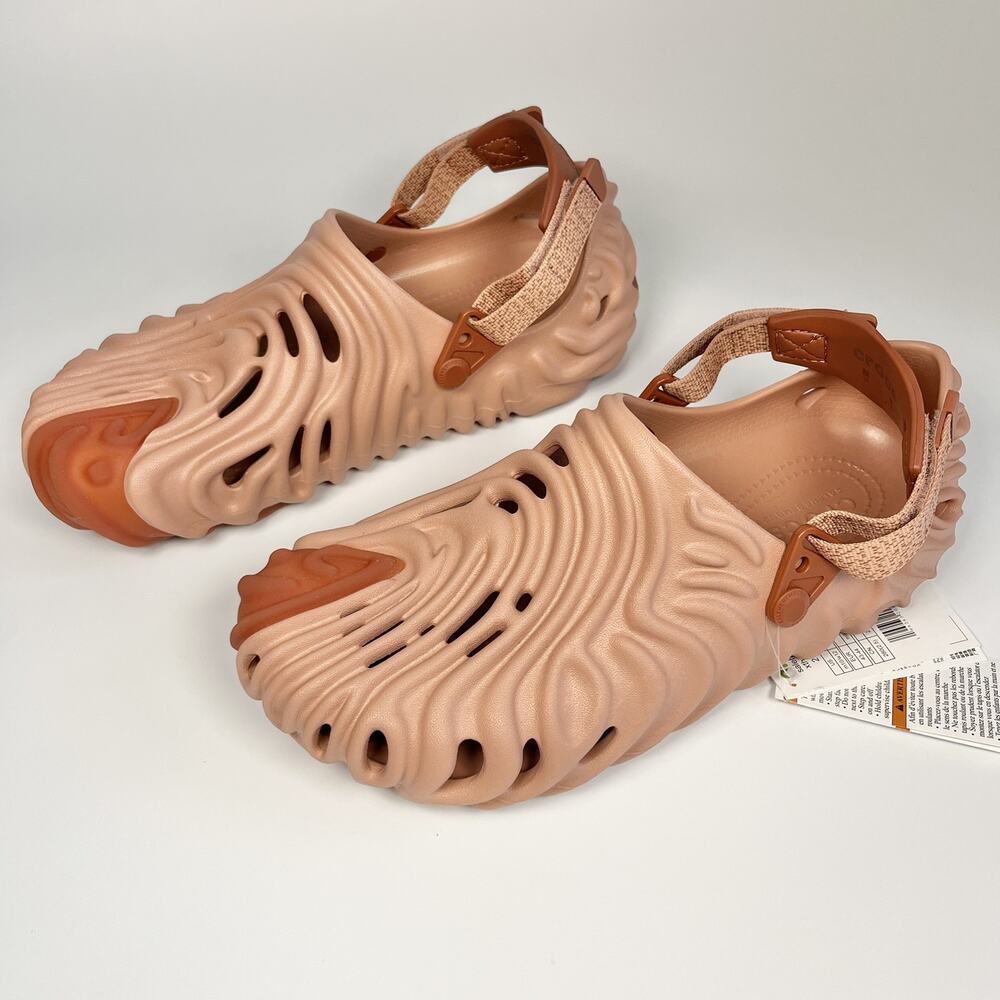 Crocs the Pollex Clog x Salehe Bembury Kuwata Pink Orange Men's Size 10 NWT